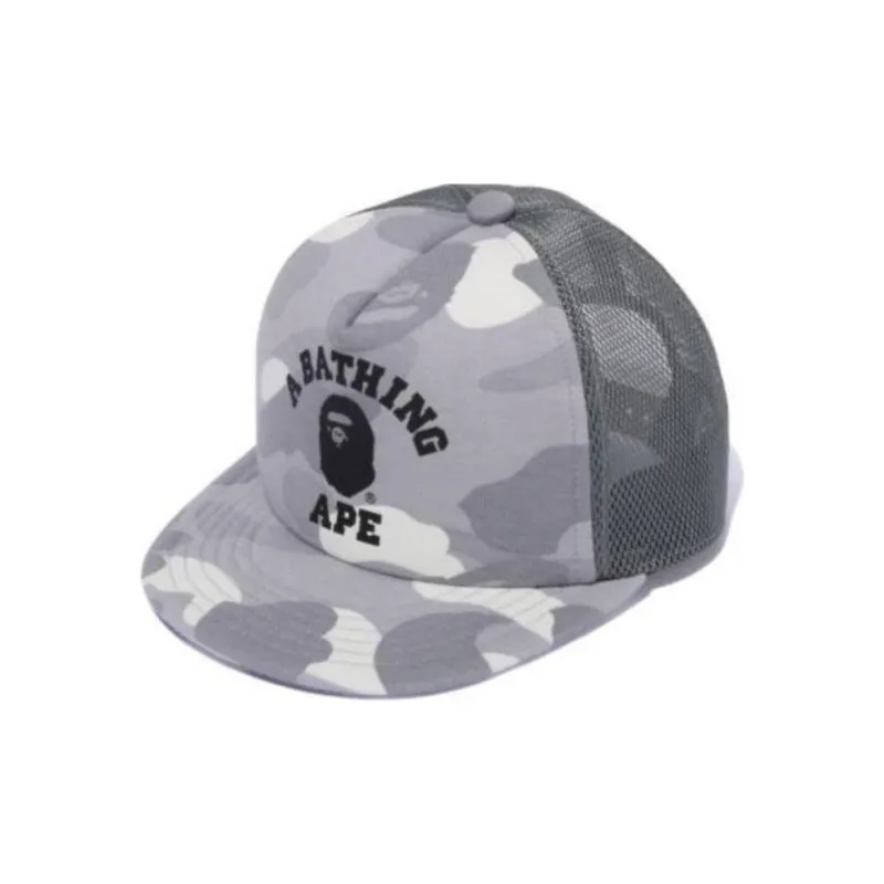 A BATHING APE Cotton, Polyester Baseball Caps Kids' Black/Gray-4