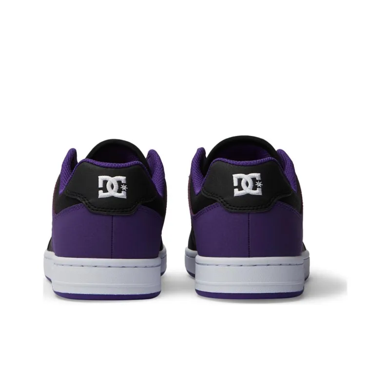 DC Shoes MANTECA Low Top Skateboard Shoes Men's Purple Black-4