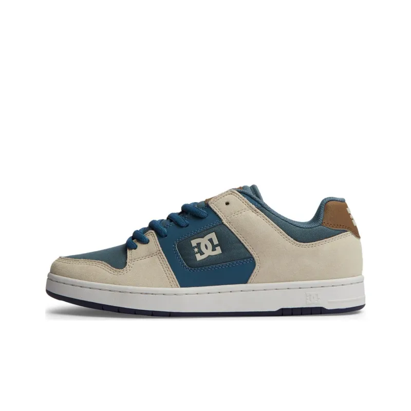 DC Shoes Low Top Skateboard Shoes Men's Blue Brown-0