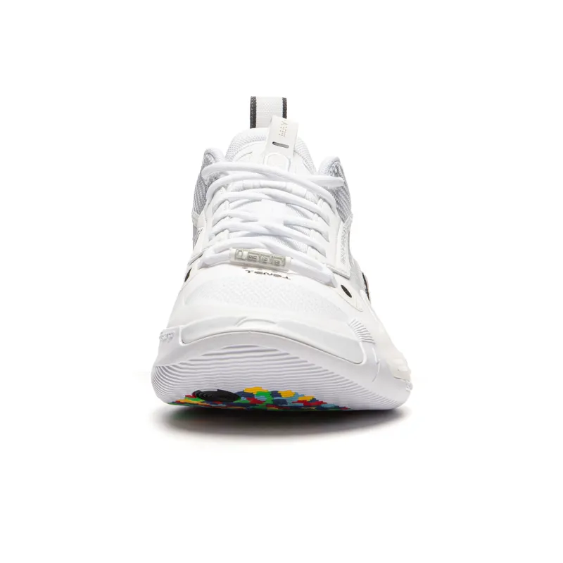 LiNing WOW 10 Way Of Wade 10 Anti Slip Wear Resistant Low Top Basketball Shoes Men's White Gray-4