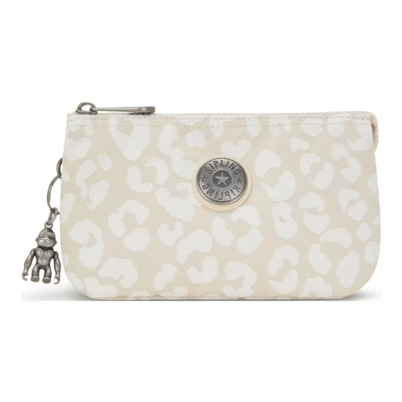 Kipling Polyamide With Polyester Wallet Storage Bag, Clutch Large Size Women's White-0