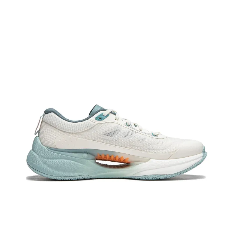 LiNing Soft COOL Durable Breathable Low-Top Casual Shoes Men's White Blue-1