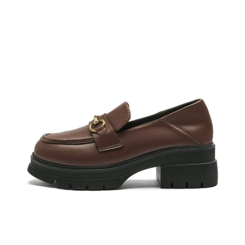 AGSDON Loafers 5.5cm Women's Black-5