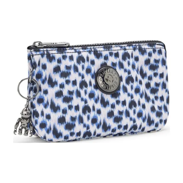 Kipling Recycled Polyester Wallet Small Size Women's Curious Leopard Print-1