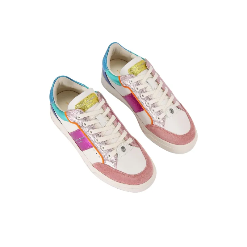 Kurt Geiger London Kensington Low-Top Skateboard Shoes Women's Pink White-2