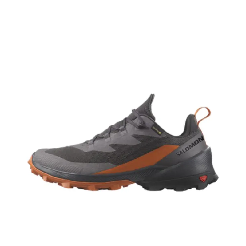 SALOMON CROSS OVER 2 GORE TEX Low Top Outdoor Shoes Men's Gray Brown-0