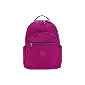 Kipling Polyamide Backpack Large Size Women's Fuchsia
