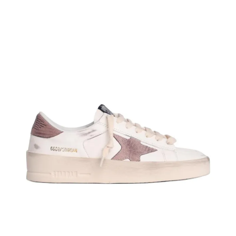 Golden Goose Stardan Low Top Skateboard Shoes Women's White-1