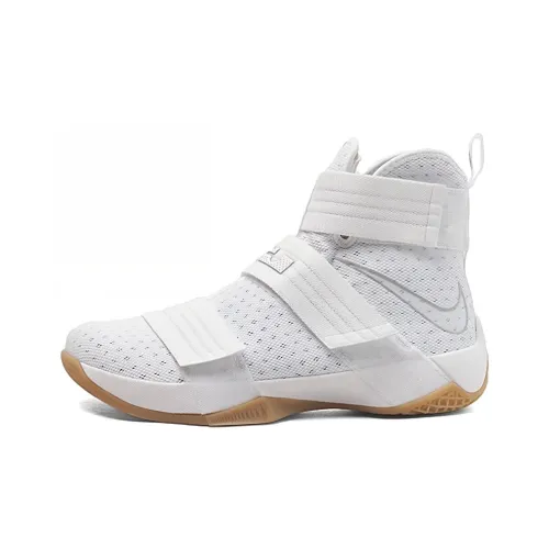 Nike Zoom Soldier 10 Basketball Shoes Men High-Top White