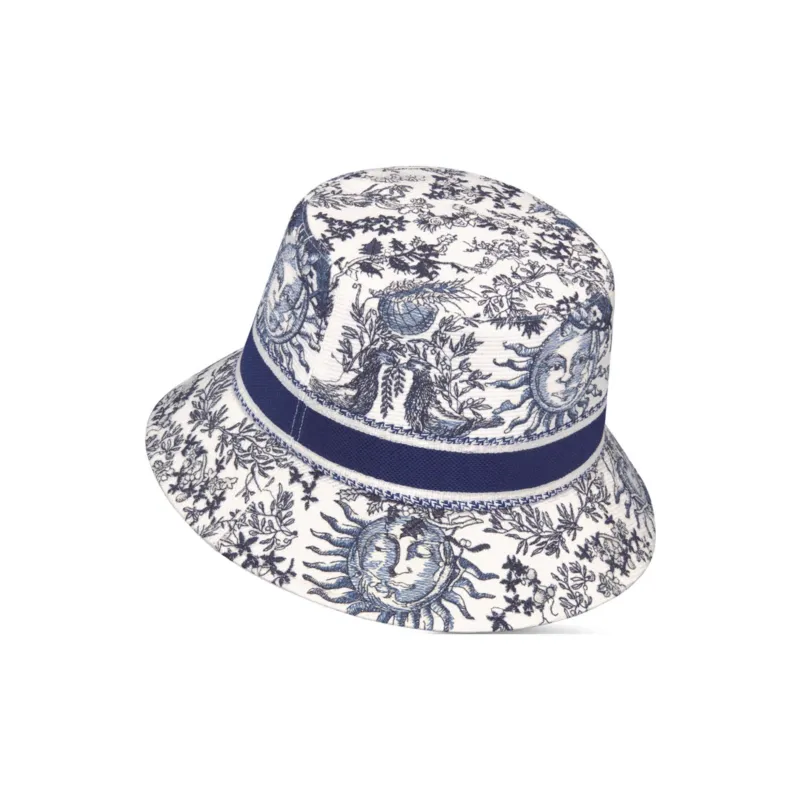 DIOR Polypropylene Bucket Hats Women's Blue-2