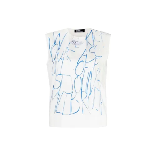 RAF SIMONS Tank Tops Women's Off White