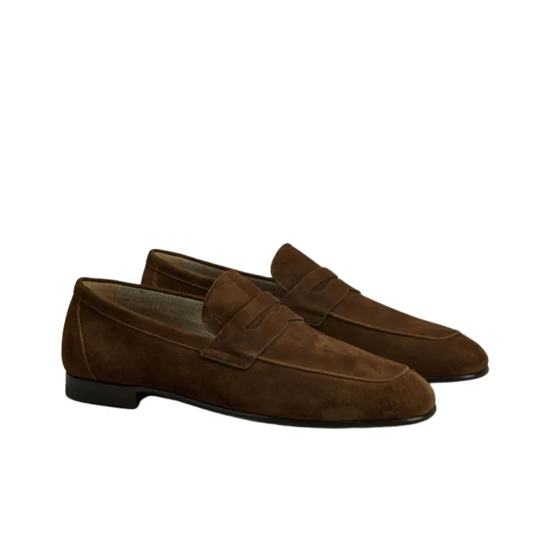 TOD'S Round Toe Slip On Loafers-2