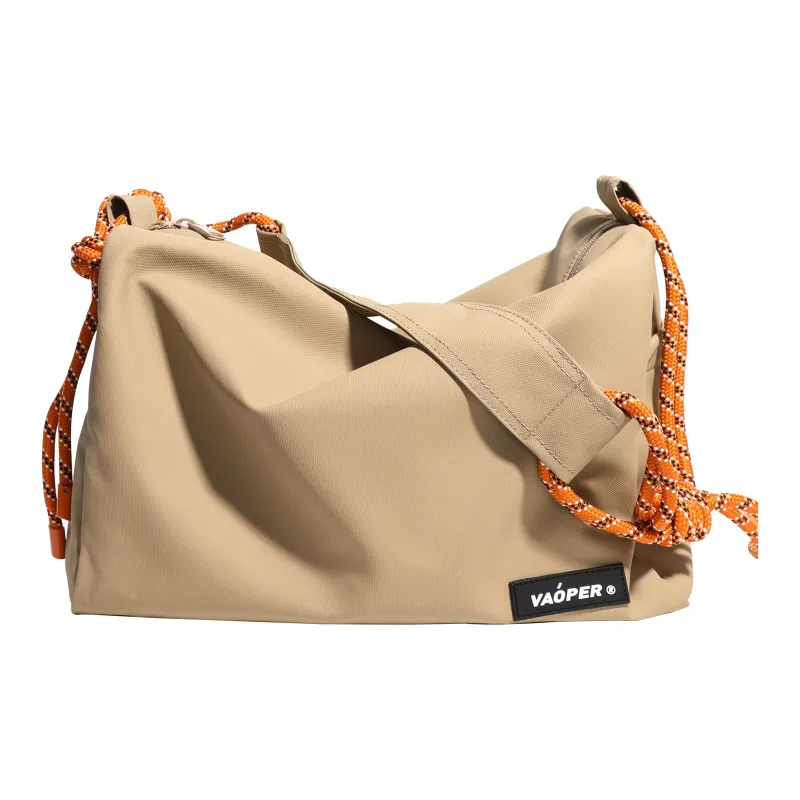 VAOPER Polyester Box Bag, Shoulder Bag, Crossbody Bag Tubas Unisex White/Black/Khaki/Turquoise-3