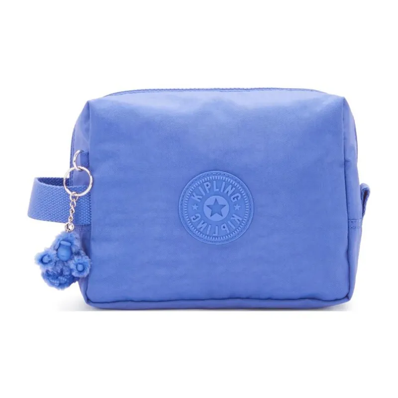 Kipling Recycled Polyamide Toiletry Bag Large Size Women's Havana Blue-0