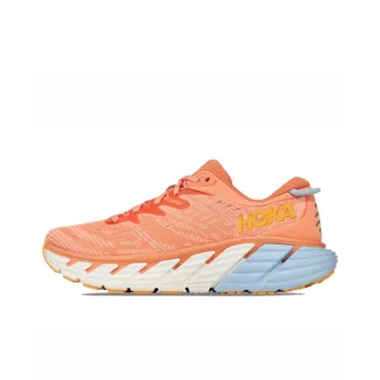 HOKA ONE ONE Gaviota 4 Cushioning And Breathable Low Top Running Shoes Women's Orange