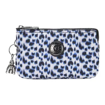Kipling Recycled Polyester Wallet Small Size Women's Curious Leopard Print