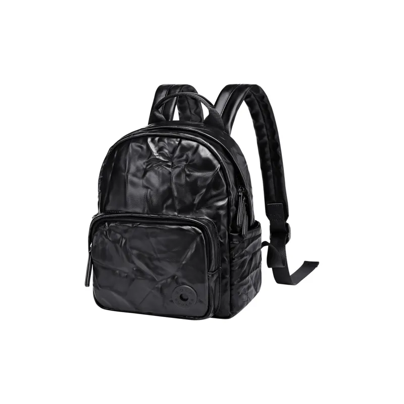 GOLF Synthetic Leather Backpack Regular Women's White/Black-5