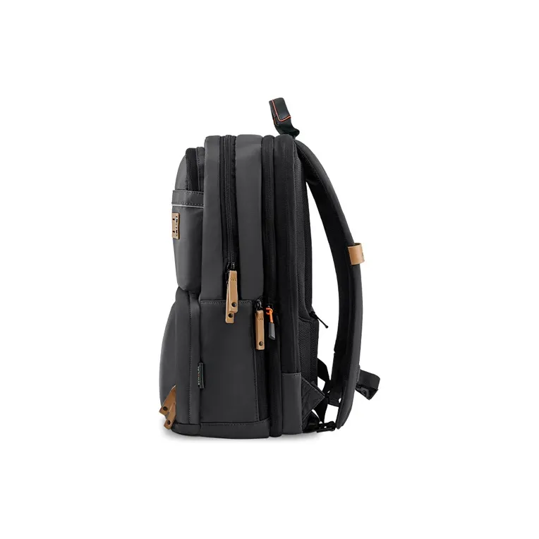 ECHOLAC Nylon Backpack Tubas Unisex Black/Army Green/Gray-3