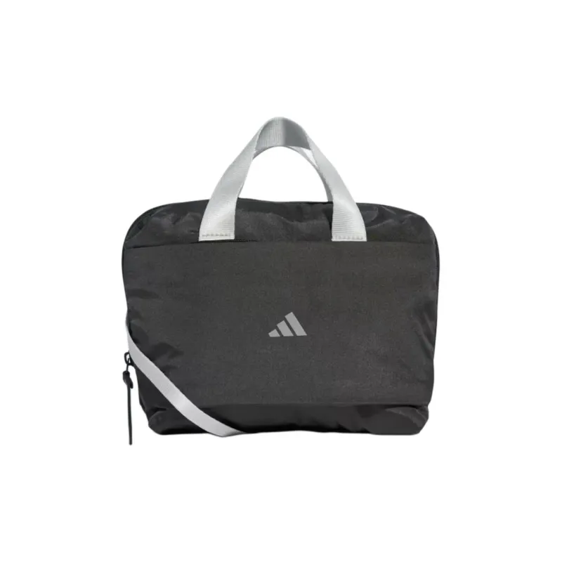 Adidas Recycled Nylon Shoulder Bag, Crossbody Bag, Handbag Regular Unisex Carbon Gray & Black-0