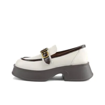 DAPHNE Platform Shoes Women's Beige Brown
