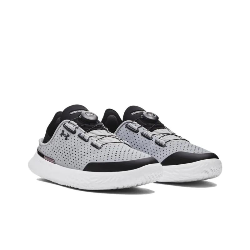 Under Armour SlipSpeed Cushioning Wear Resistant Low Top Training Shoes Unisex Black Gray-2
