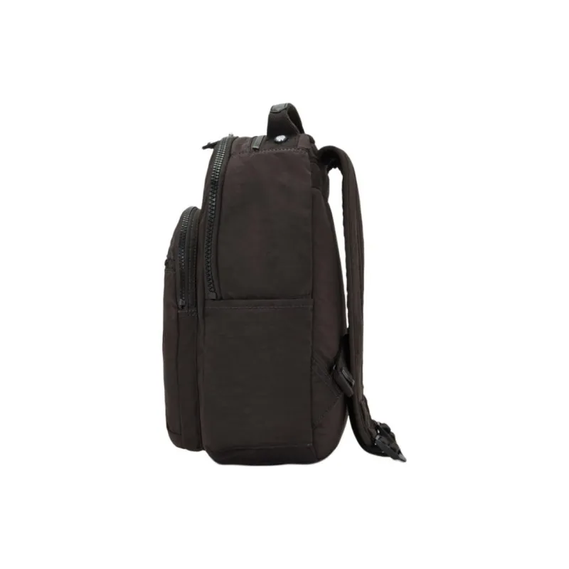 Kipling Recycled Polyamide Backpack Small Size Women's Brown-3