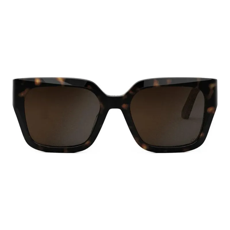 DIOR Irregular Shape Sunglasses Unisex Tortoiseshell-1