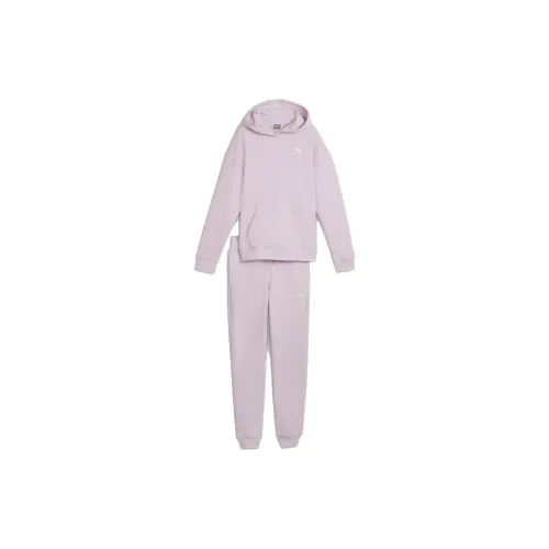 PUMA Loungewear Suit Casual Suits Women's Light Purple