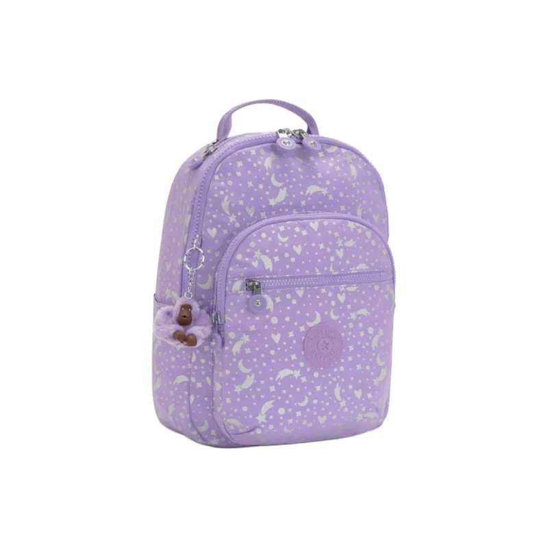 Kipling Polyamide Backpack Small Size Women's Galaxy Metallic-1