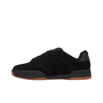 DC Shoes Low Top Skateboard Shoes Men's Black Orange