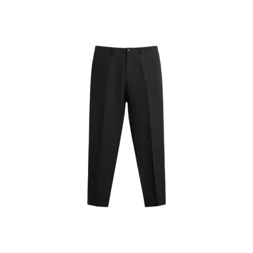 ZARA Suit Trousers Men Black