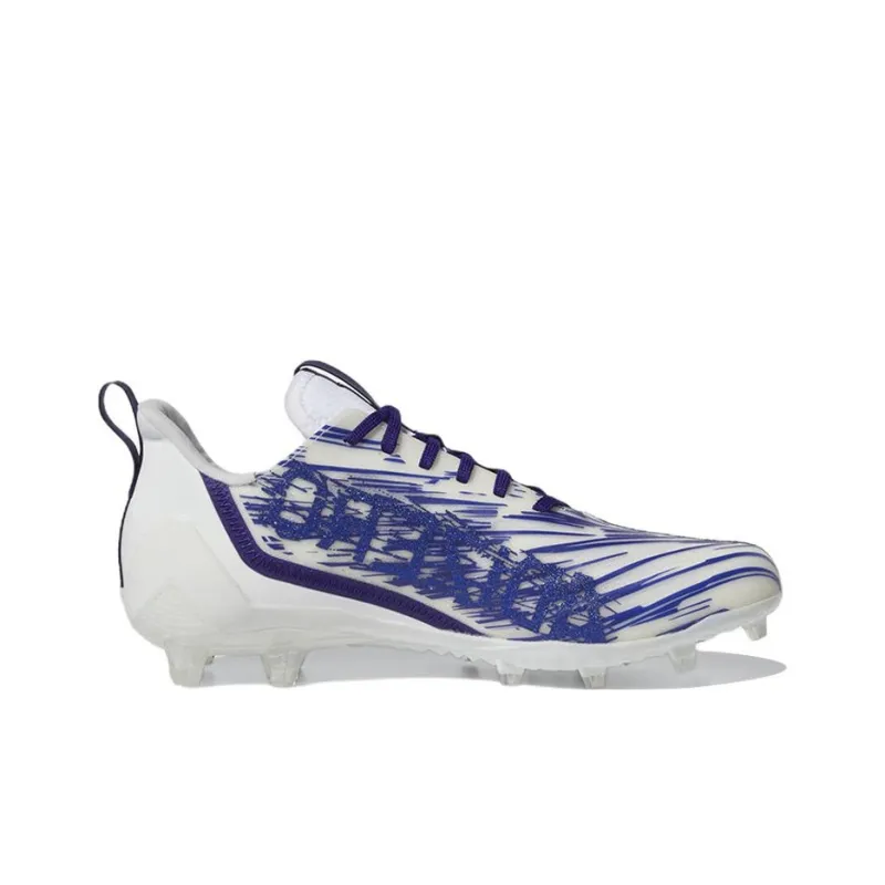 adidas Adizero Cleats 'White Team College Purple'-1