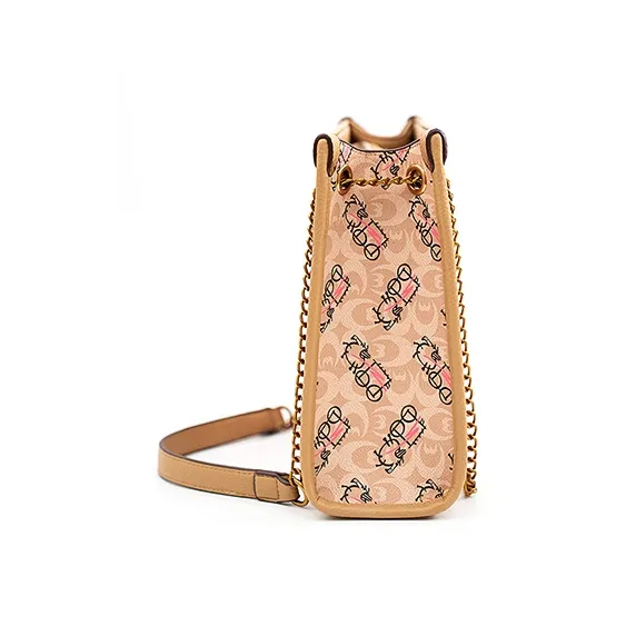 Vigno Synthetic Leather Shoulder Bag Crossbody Bag Women's Blue/Pink-9