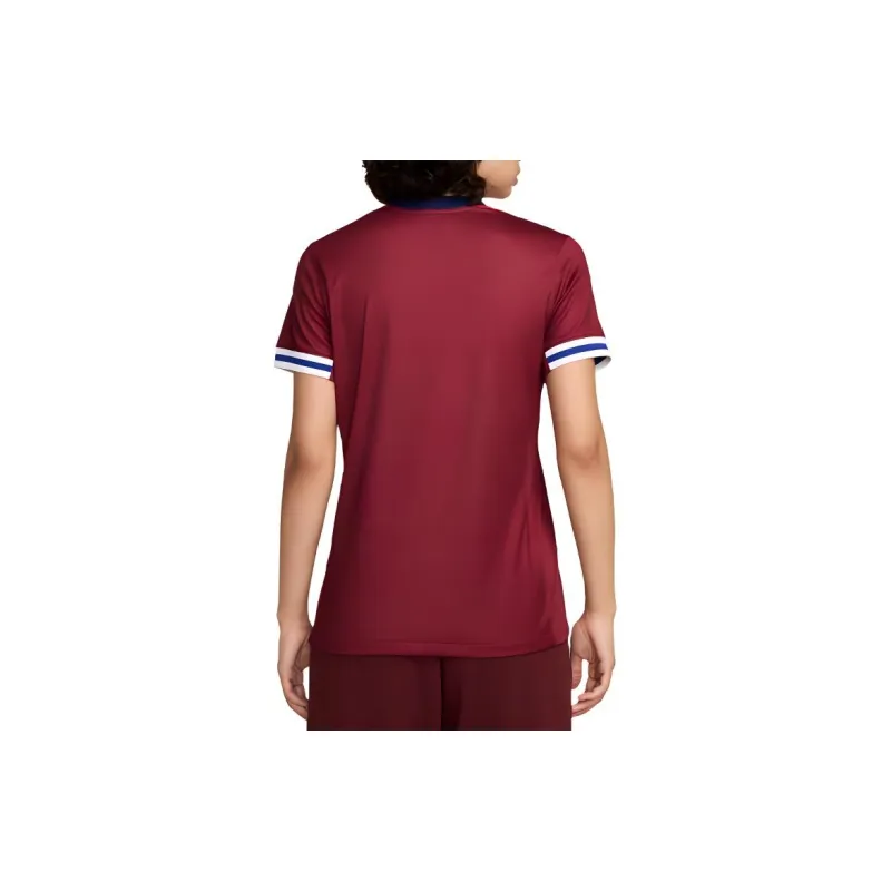 Nike Norway 2024/25 Home Soccer Jerseys Women's Red/Blue Void/Blue Void/White Team-1