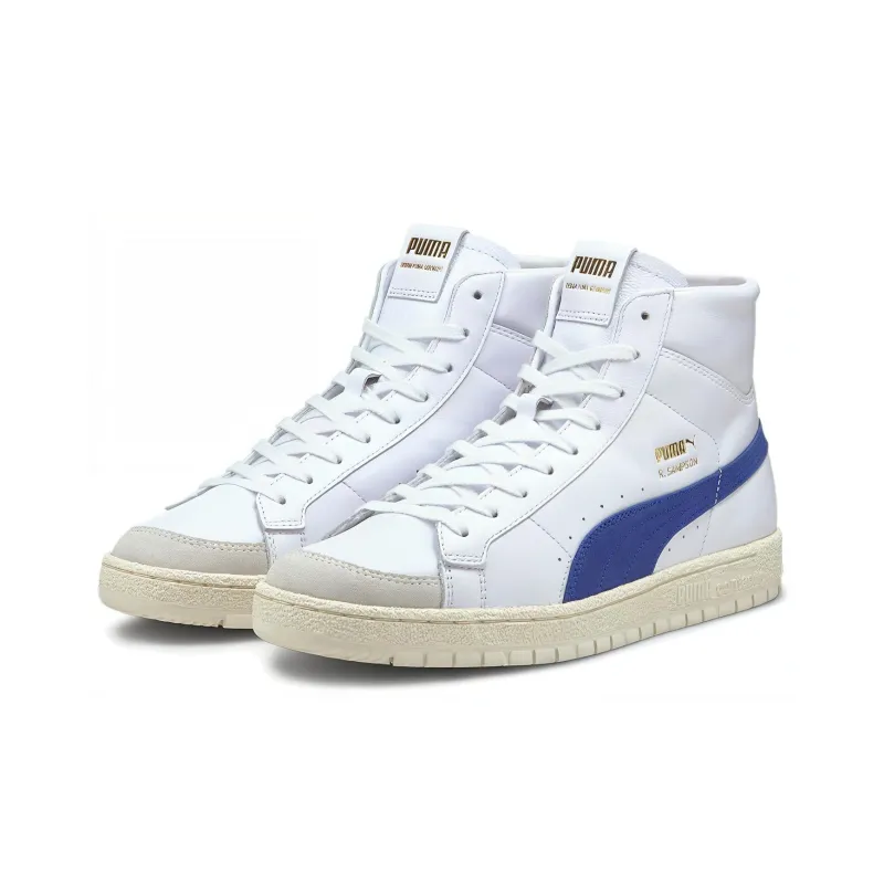 PUMA Ralph Sampson 70 Mid Og White Elektro Blue-2