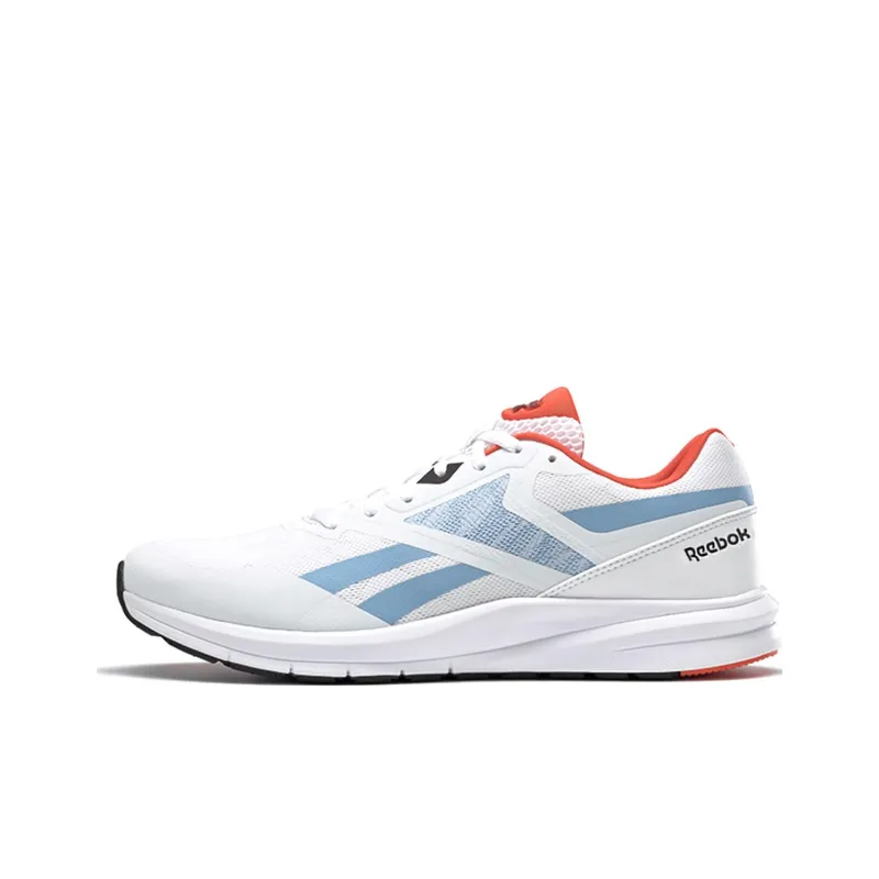 Reebok Runner 4.0 Abrasion Resistant Slip Resistant Low Top Running Shoes Men's White-0