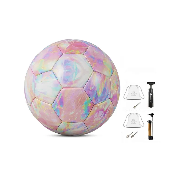 Kuangmi Size 5 Soccer PVC Unisex Diamond Tie Dye-2
