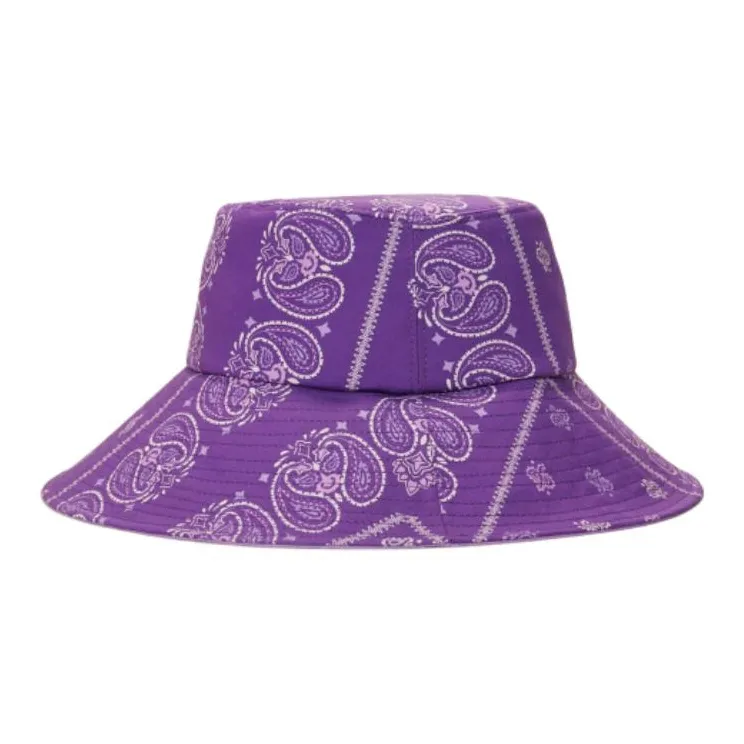 Maje Cotton Bucket Hats Women's Purple-1