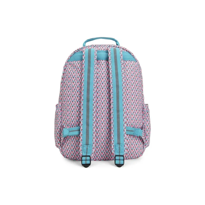 Kipling Recycled Polyester Backpack Large Size Women's Pink-4