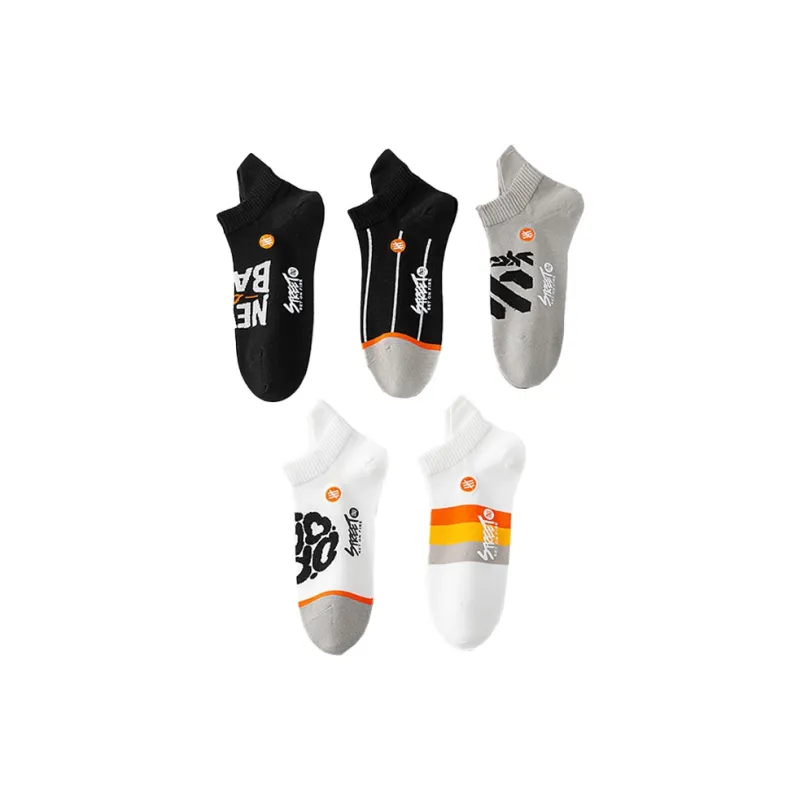 HANADASOX Ankle Socks Men's 5 Pack Mixed Color-1