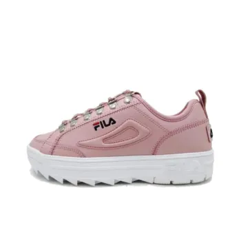 FILA Disruptor Anti-Slip And Wear-Resistant Breathable Low-Top Casual Shoes Women's Pink