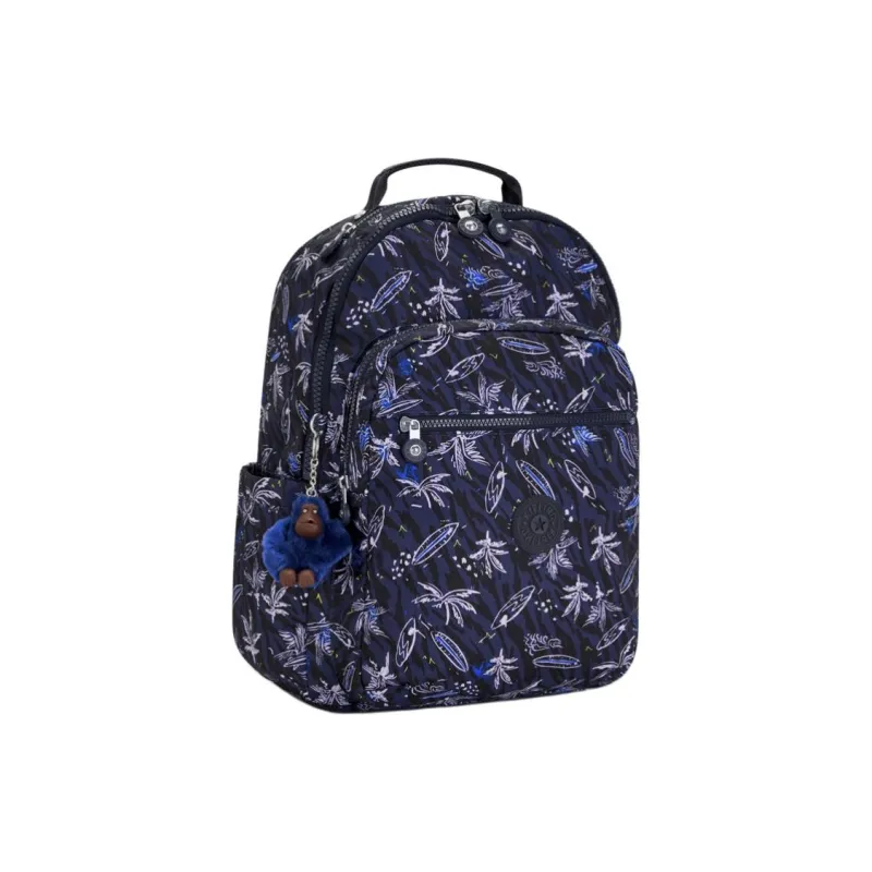Kipling Recycled Polyester Backpack Large Size Men's Purple-1