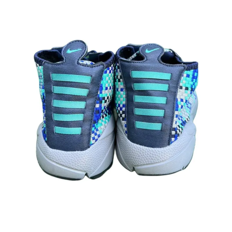 Nike Air Footscape Desert Chukka Midnight Navy/Hyper Jade Game Royal Metallic Silver-3