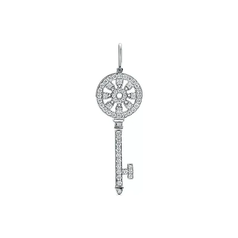 TIFFANY & CO. Platinum Pendants Unisex Silver-0