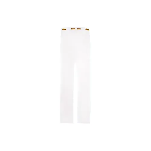 Drew House Letter Logo Series Leggings Unisex White