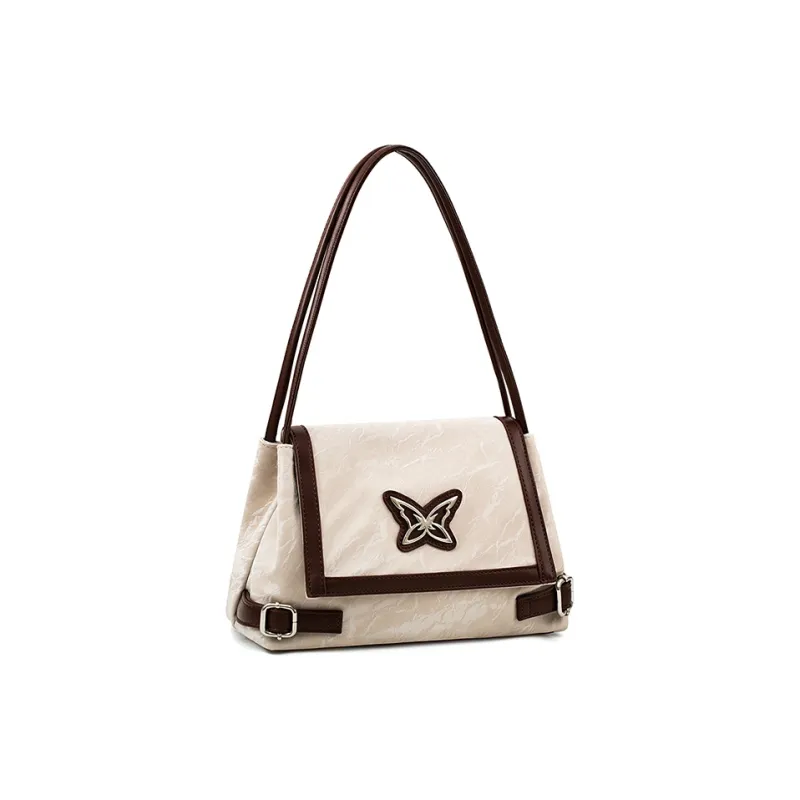 Vigno Synthetic Leather Shoulder Bag Regular Women's Pink/Apricot/Black/Gray/Blue-10