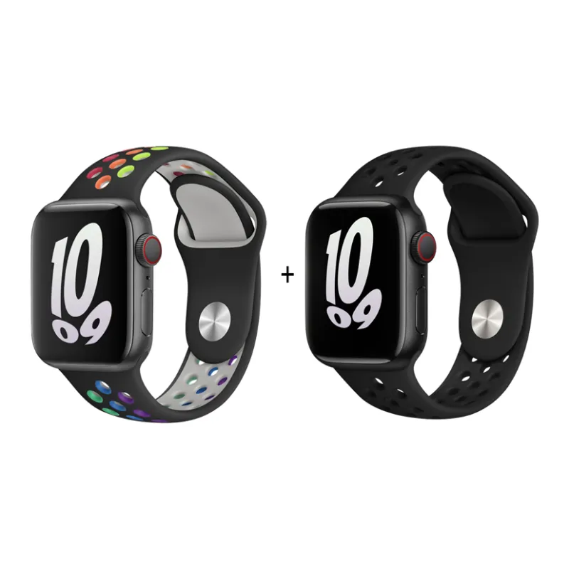ZHISHENG Apple Compatibility Watch Band 38~45mm Silicone Material-8