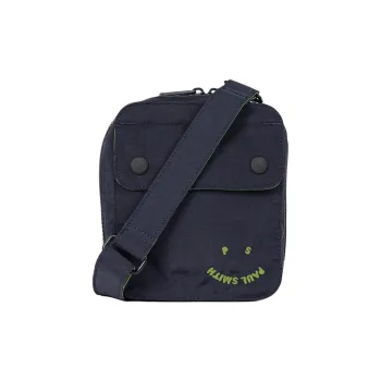 Paul Smith Fabric Crossbody Bag Men's Dark Navy Blue