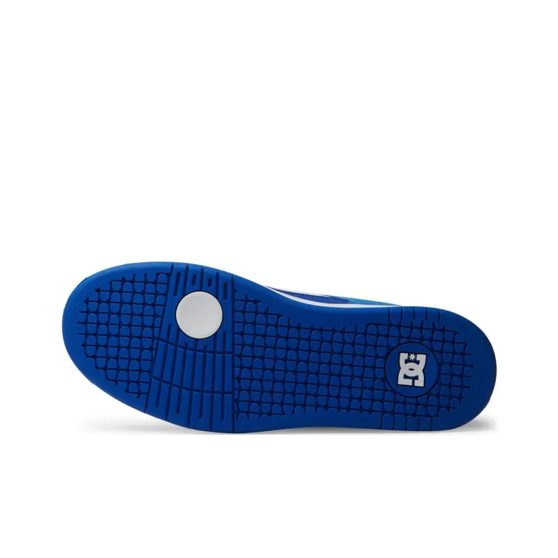 DC Shoes MANTECA Low Top Skateboard Shoes Men's Blue White-5