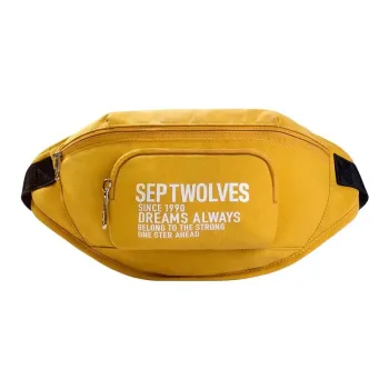 SEPTWOLVES Oxford Sling Bag, Crossbody Bag, Shoulder Bag, Fanny Pack Regular Unisex Yellow/Gray/Black